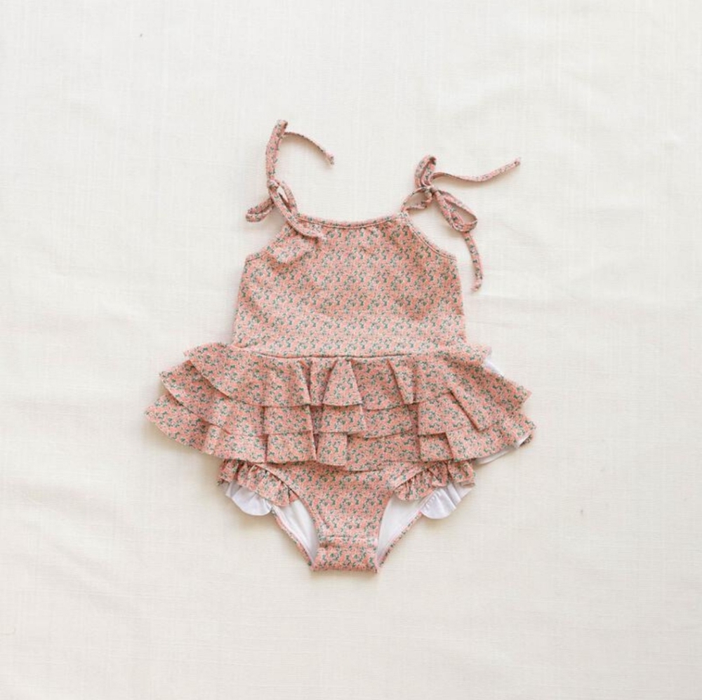 NWT Fin & Vince Sunny Swimsuit - Sunset Floral